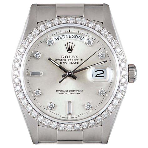 rolex day-date silber|Rolex Day-Date price list.